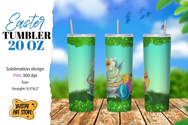 Easter tumbler sublimation. Cute easter chicks tumbler wrap Sale