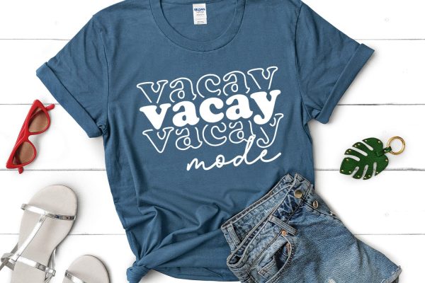 Vacay Mode SVG I Travel SVG I Vacation SVG Cut File Fashion - Image 3