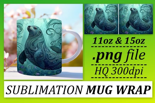 Tranquil Seaside Watercolor Sublimation Design Online