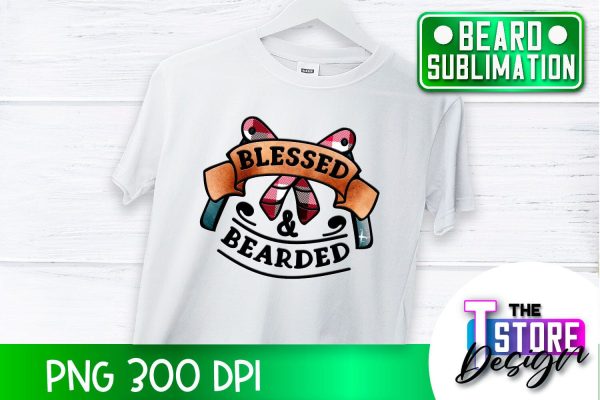 Beard Sublimation | Men Quotes | T-Shirt Design | PNG File For Sale