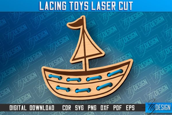 Lacing Toys Laser Cut | Toys Laser Cut Design | CNC Files Cheap