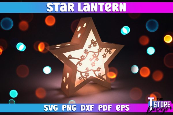 Star Lantern SVG | Paper Cut SVG | Night Light Design Hot on Sale