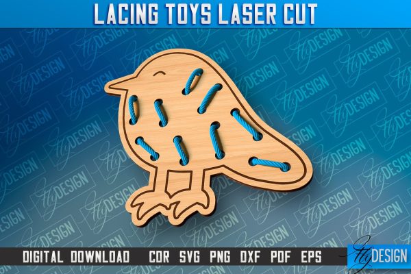 Lacing Toys Laser Cut | Toys Laser Cut Design | CNC Files For Sale