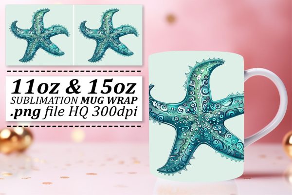 Lively Underwater Marine Life Sublimation Pattern on Sale