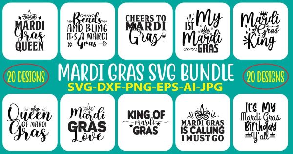 Mardi Gras SVG Bundle Online