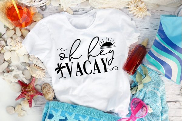 Oh Hey Vacay SVG I Travel SVG I Vacation SVG Cut File Online - Image 2