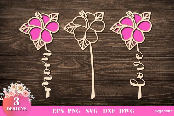 Hibiscus Laser Cut Files For Cheap