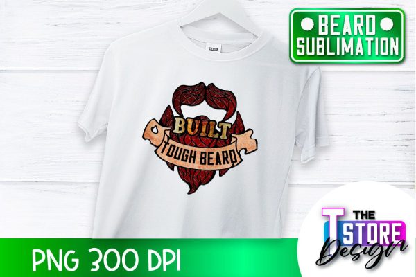 Beard Sublimation | Men Quotes | T-Shirt Design | PNG File Discount
