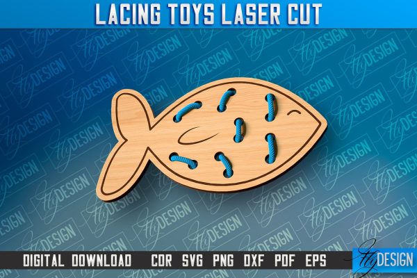 Lacing Toys Laser Cut | Toys Laser Cut Design | CNC Files Hot on Sale