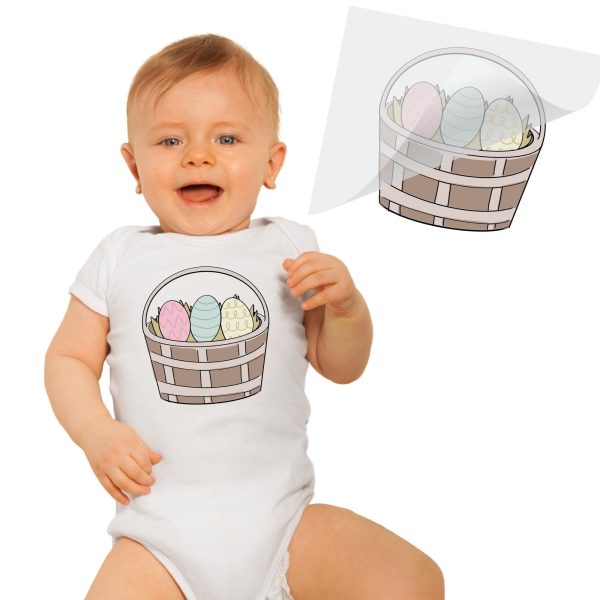 Easter Egg Basket DTF Transfer Online