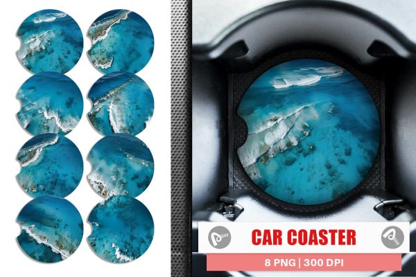 Car Coaster Ocean Surface For Cheap