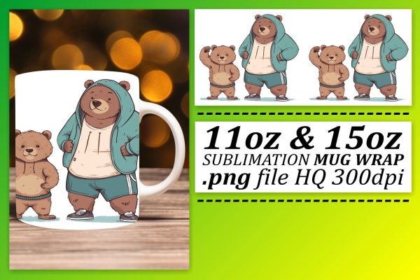 Loving Mama Bear Sublimated Bliss Hot on Sale