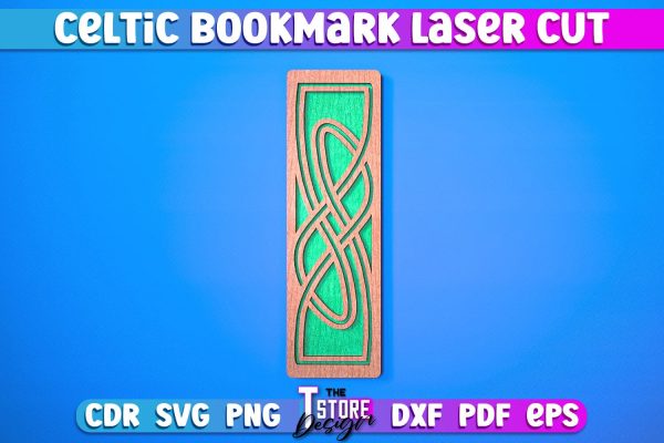 Celtic Bookmark Laser Cut SVG | Bookmark Laser Cut Design | CNC Files Online Hot Sale