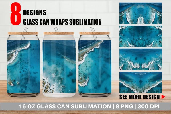 Glass Can Wrap Ocean Surface on Sale