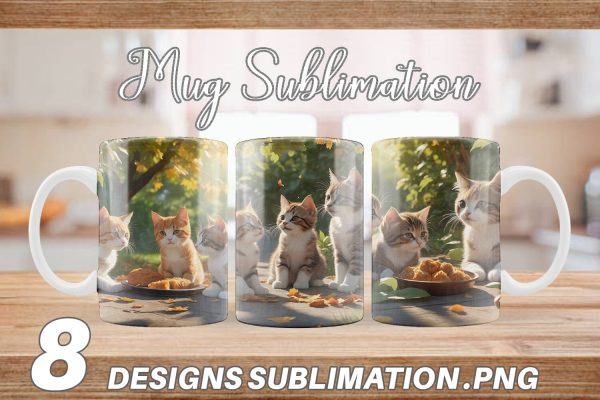 Mug Wrap Cat on Summer Online now