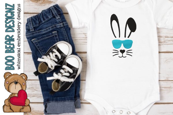 Easter Bunny Chillin Embroidery design on Sale
