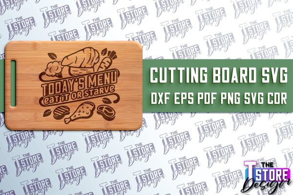 Cutting Board SVG | Kitchen Quotes SVG | Home Design | SVG File v.2 on Sale