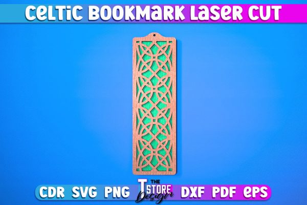 Celtic Bookmark Laser Cut SVG | Bookmark Laser Cut Design | CNC Files Cheap