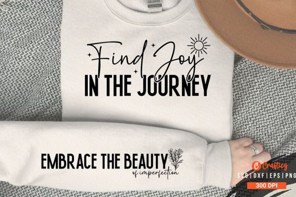 Find joy in the journey Sleeve SVG Design Discount