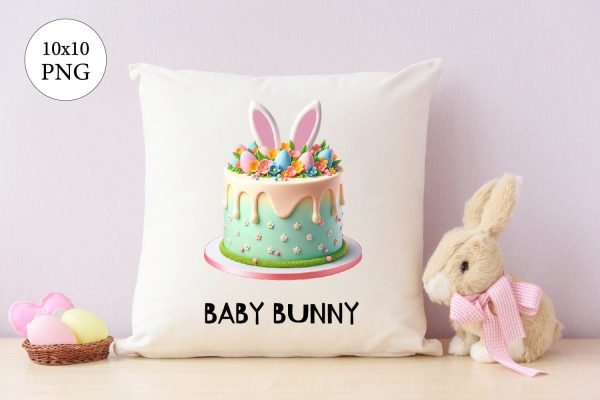 Funny Baby Easter Sublimation PNG. Baby Bunny Sublimation Online now