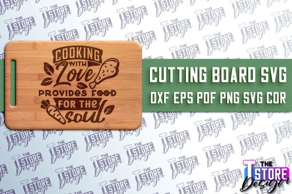 Cutting Board SVG | Kitchen Quotes SVG | Home Design | SVG File v.2 on Sale