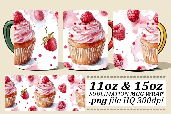 Whimsical Watercolor Culinary Mug Design on Sale