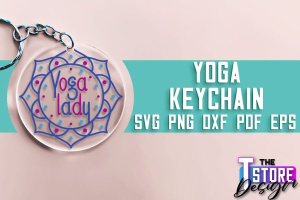 Yoga SVG Keychain | Sport SVG | Meditation Quotes SVG Discount