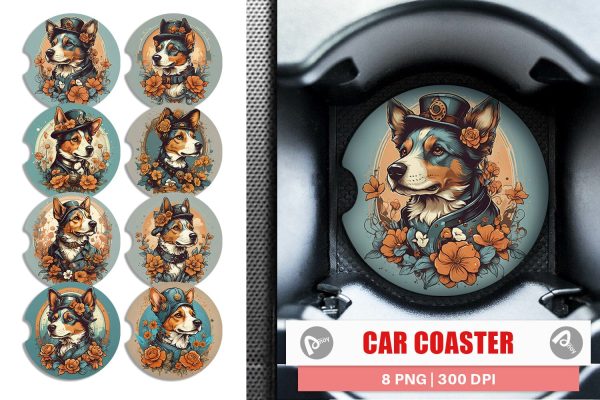 Car Coaster Easter Egg Bokeh Cheap