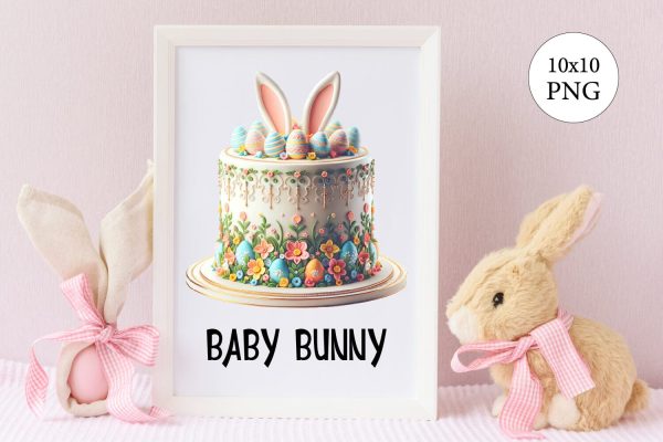 Baby Easter Sublimation PNG. Easter Kids PNG. Baby Quotes on Sale