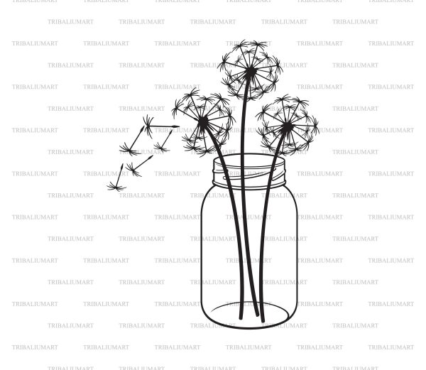 Dandelion in Jar Online Sale