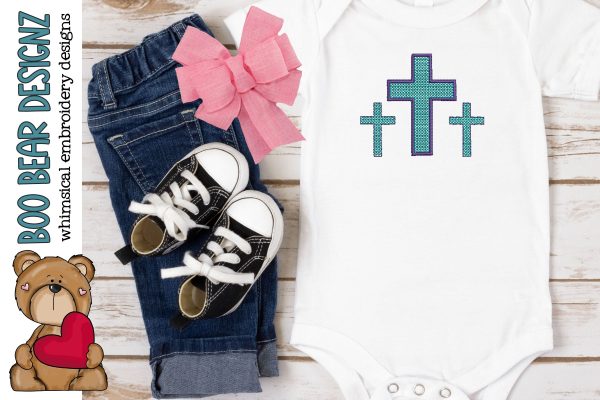 3 Cross Embroidery design Supply