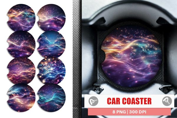 Car Coaster Particles Light Supply