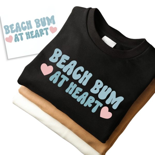 Beach Bum At Heart DTF Transfer Online now