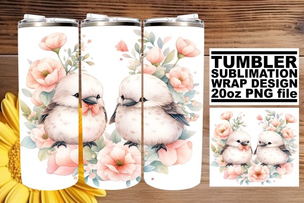 Playful Birdies Sublimation Design For Sale