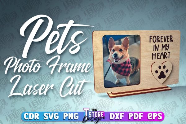 Pets Photo Frame Laser Cut | Photo Frame Design | CNC File Online Hot Sale