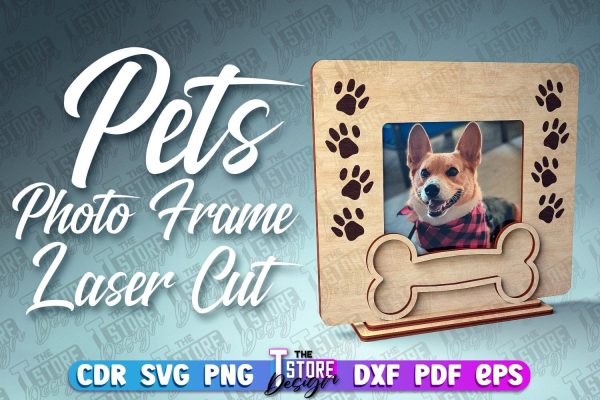 Pets Photo Frame Laser Cut | Photo Frame Design | CNC File Online Sale