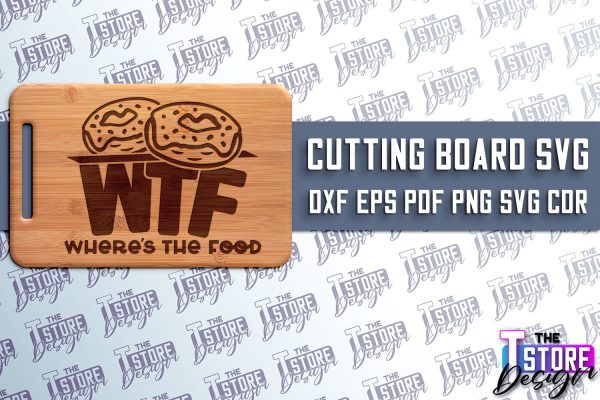 Cutting Board SVG | Kitchen Quotes SVG | Home Design | SVG File v.1 Fashion
