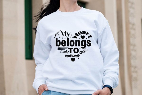My heart belongs to mommy-01 Supply