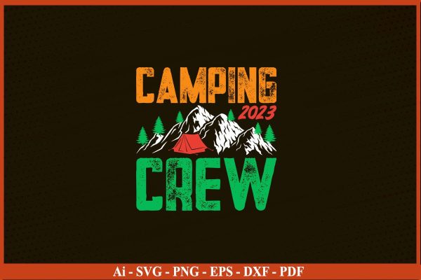 CAMPING CREW FUNNY CAMPING SVG PNG Craft Cut File Online now