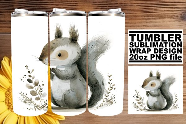 Springtime Boho Animal Friends Sublimation - 20oz Tumbler Fashion
