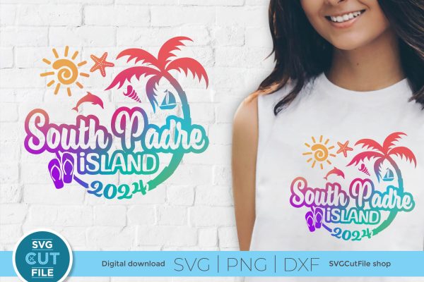 2024 South Padre Island Texas svg - South Padre TX Vacation or Trip Design Supply