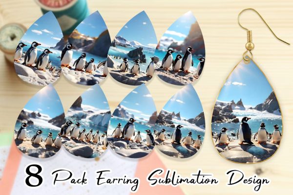 Earring Penguins Summer Discount