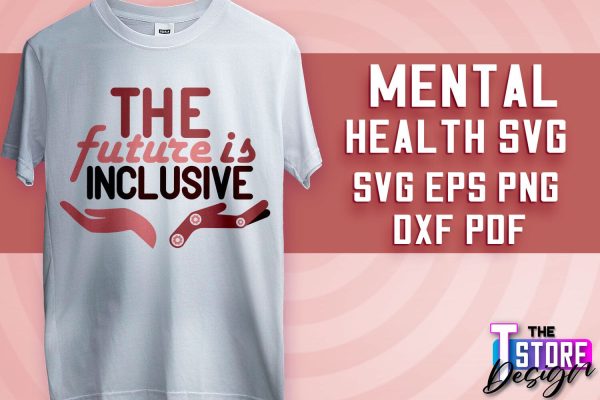 Mental Health SVG | Motivational Quotes Design | Funny SVG v.2 For Discount