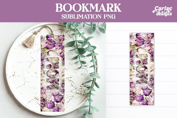 Flowers Bookmark, Printable Bookmark Online now