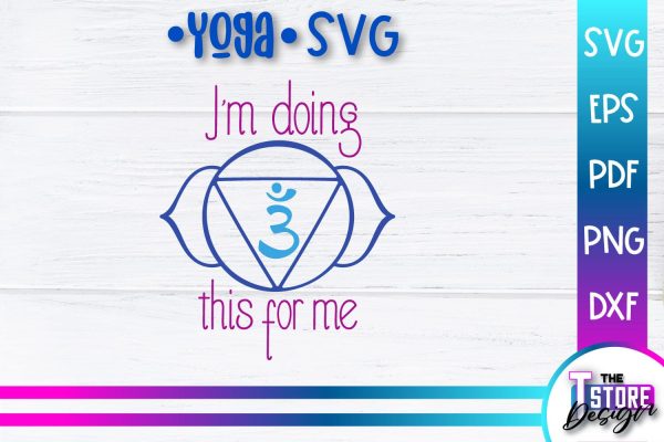 Yoga Quotes SVG Design | Sport SVG | Meditation Quotes | SVG File v.1 Supply