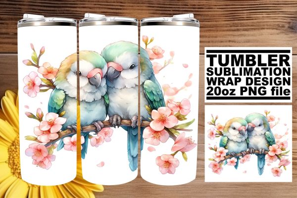 Colorful Springtime Tumbler Wrap For Cheap