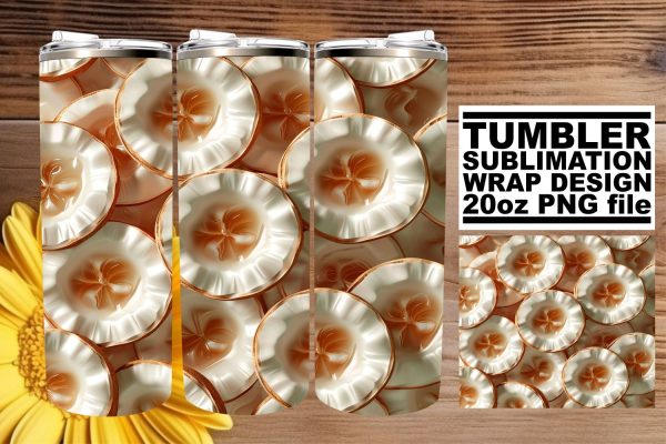 Cheerful Spring Fruit Pattern Tumbler Wrap Sublimation Design Sale
