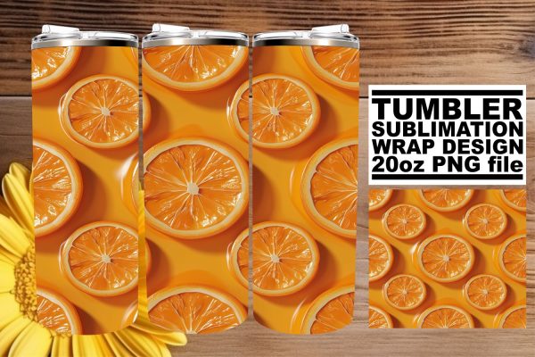Spring Fruits Sublimation Design for 20oz Tumblers For Cheap