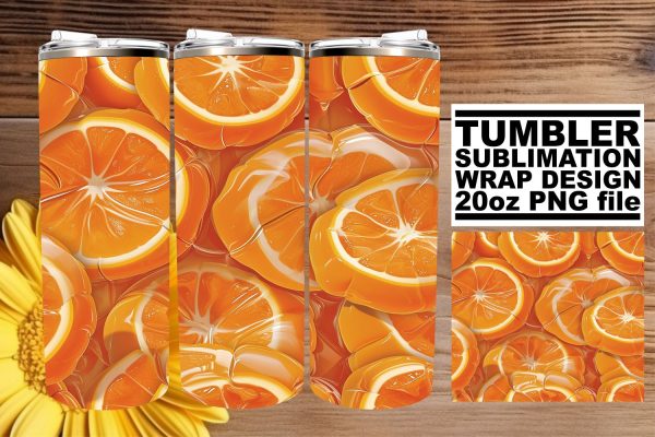 Bright and Colorful Fruit Pattern Wrap Sublimation Art Sale