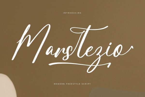 Marstezio - Modern Freestyle Script Online Sale